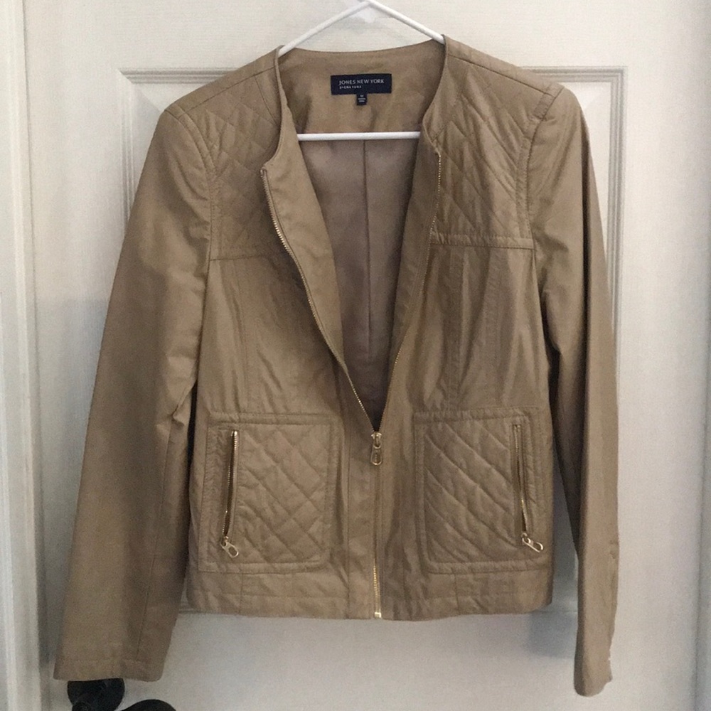 Jones New York Faux leather jacket
